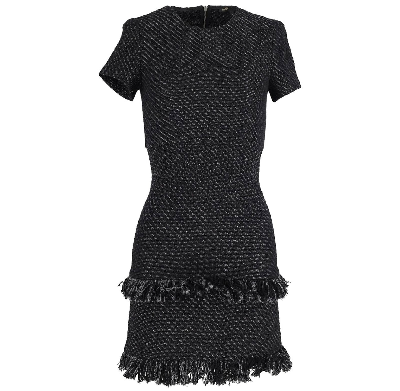 MAJE - Rabata Tweed Fringed Dress