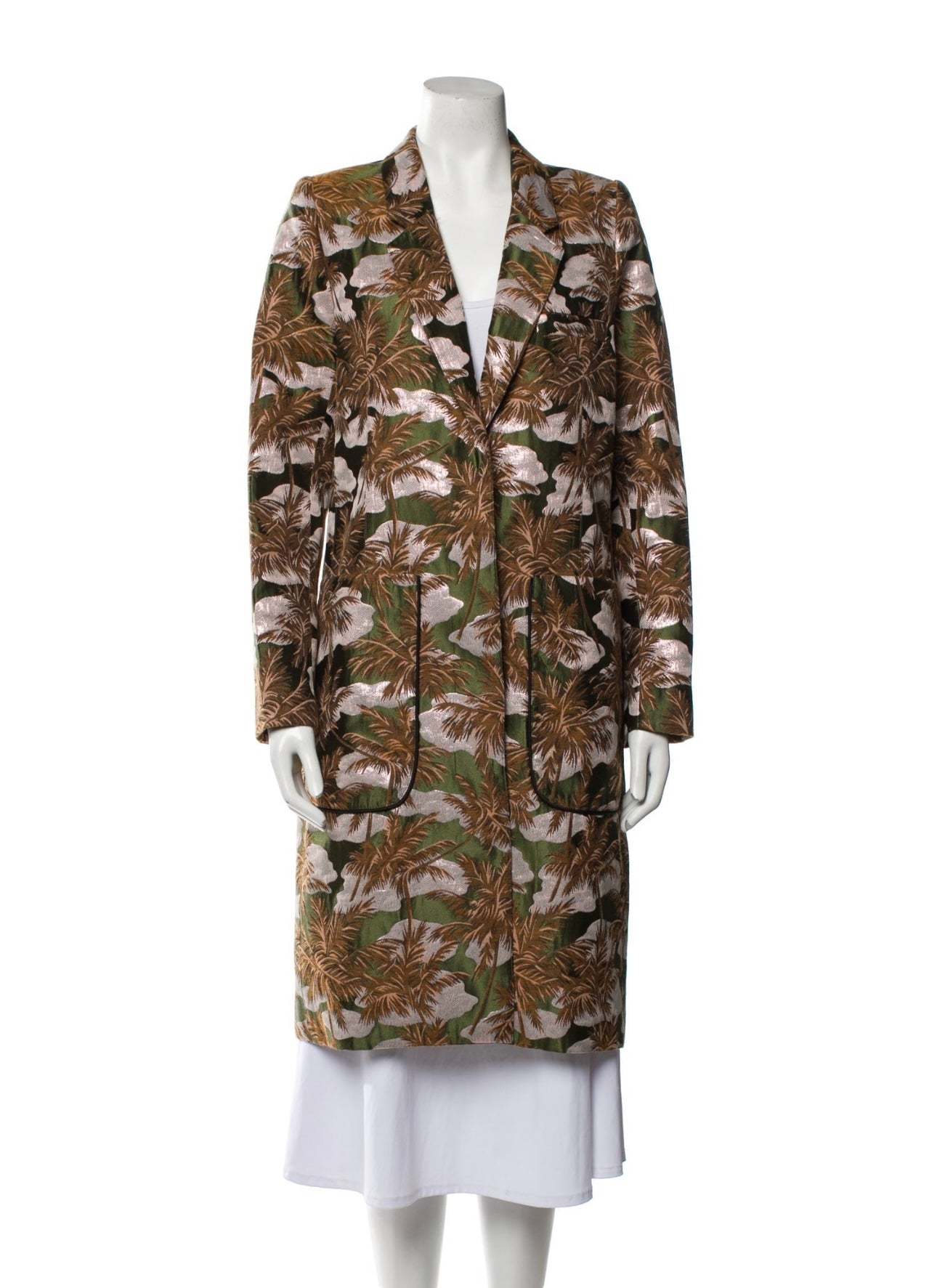 SMYTHE - MIDI PRINTED COAT