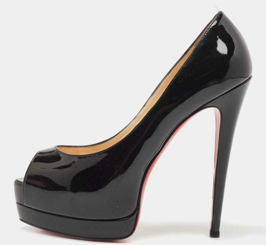 Christian Louboutin - Black Patent Altadama