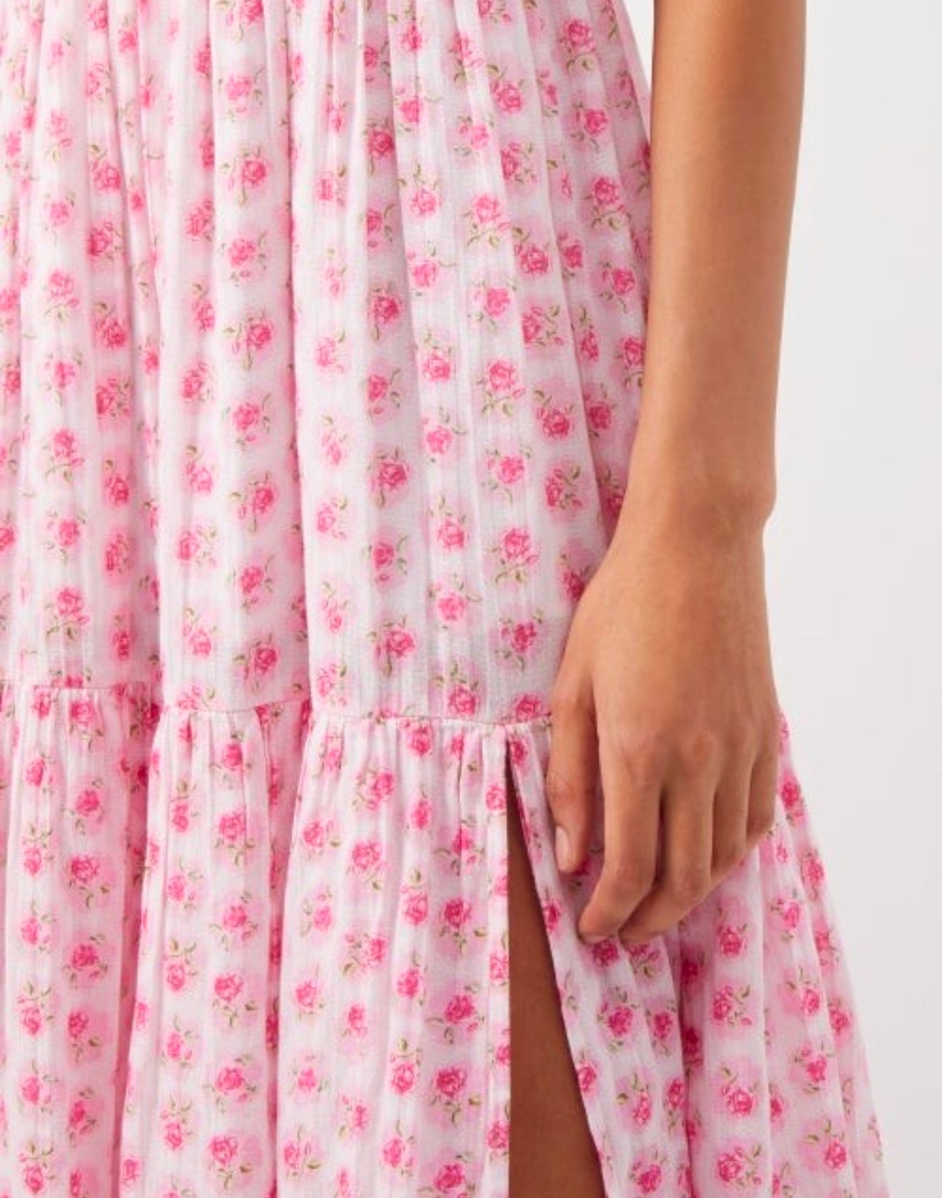 LoveShackFancy - Anzie Floral Cotton-lawn Maxi Dress - Pink Print