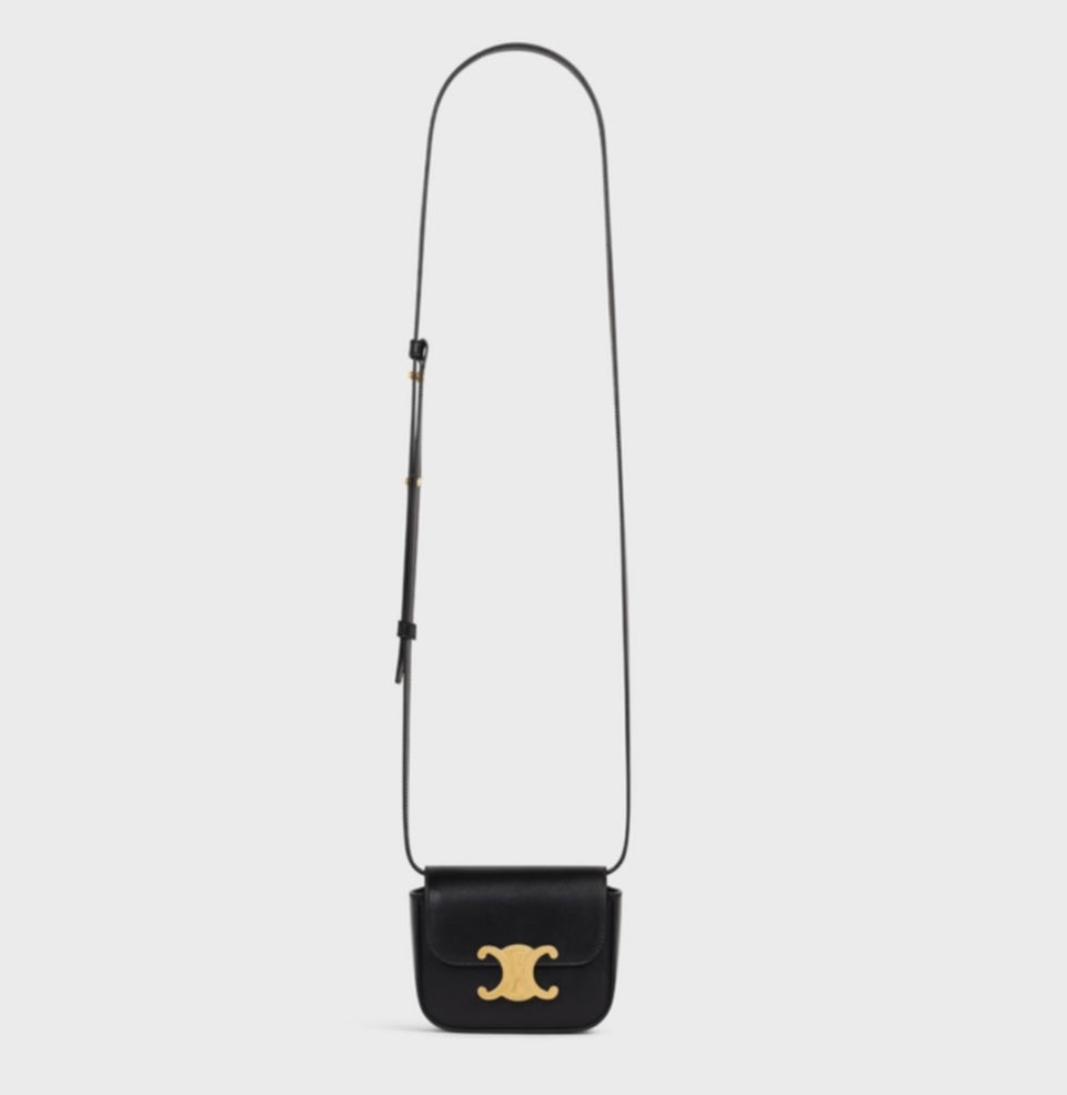CELINE - MINI CLAUDE IN SHINY CALFSKIN