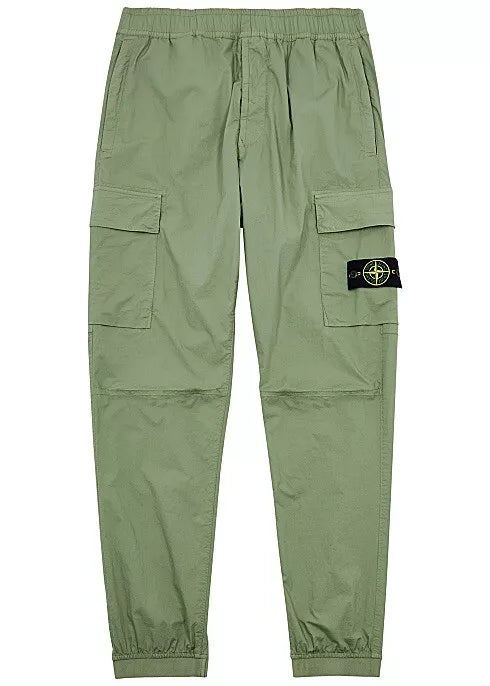 STONE ISLAND MENS green cargo pants