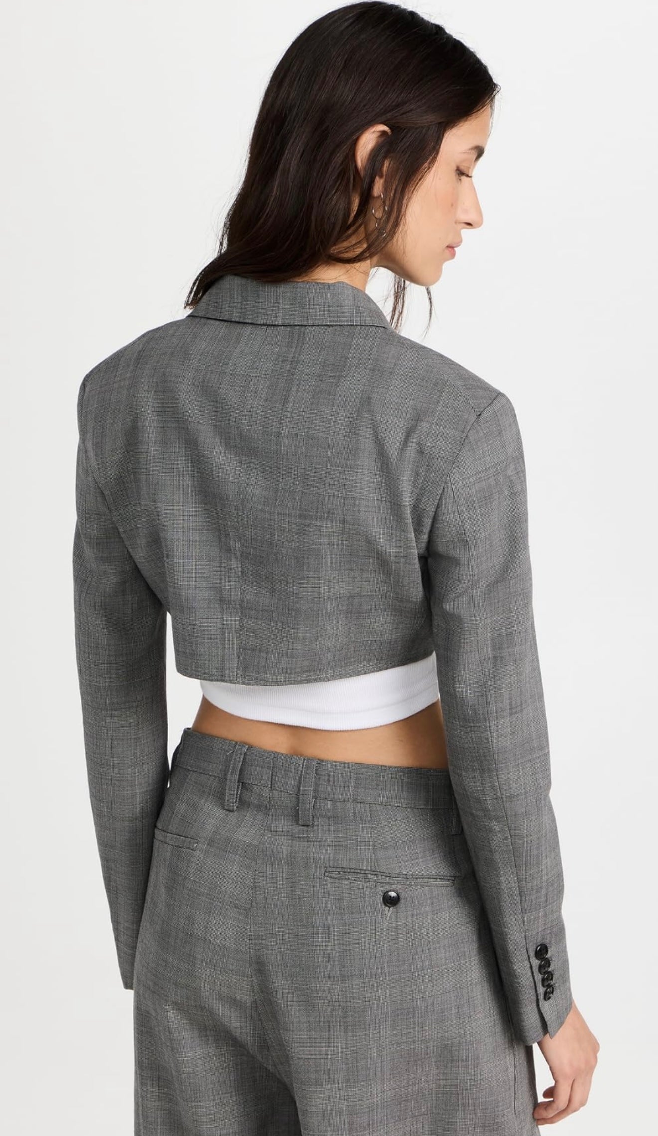 R13 - Front Tie Cropped Blazer