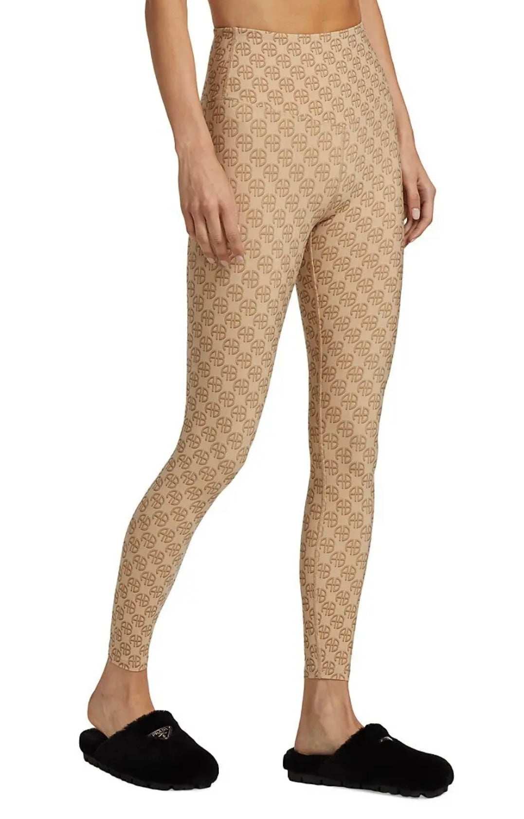 ANINE BING 
Blake Monogram Leggings