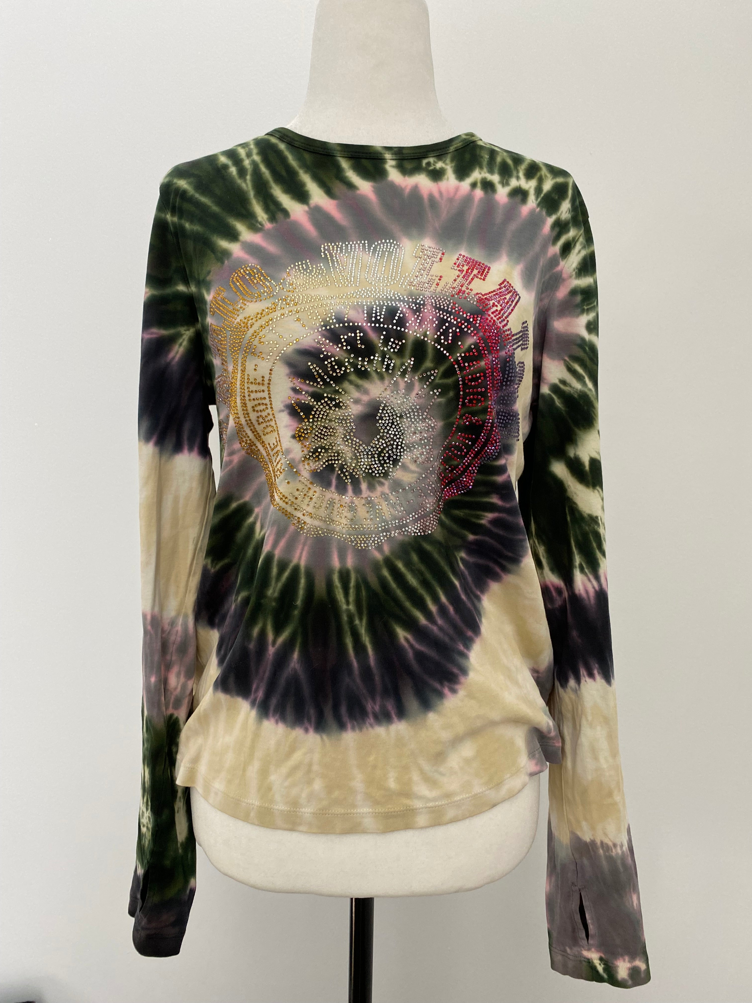 Zadig & Voltaire Jewelled Tie Dye Long Sleeve