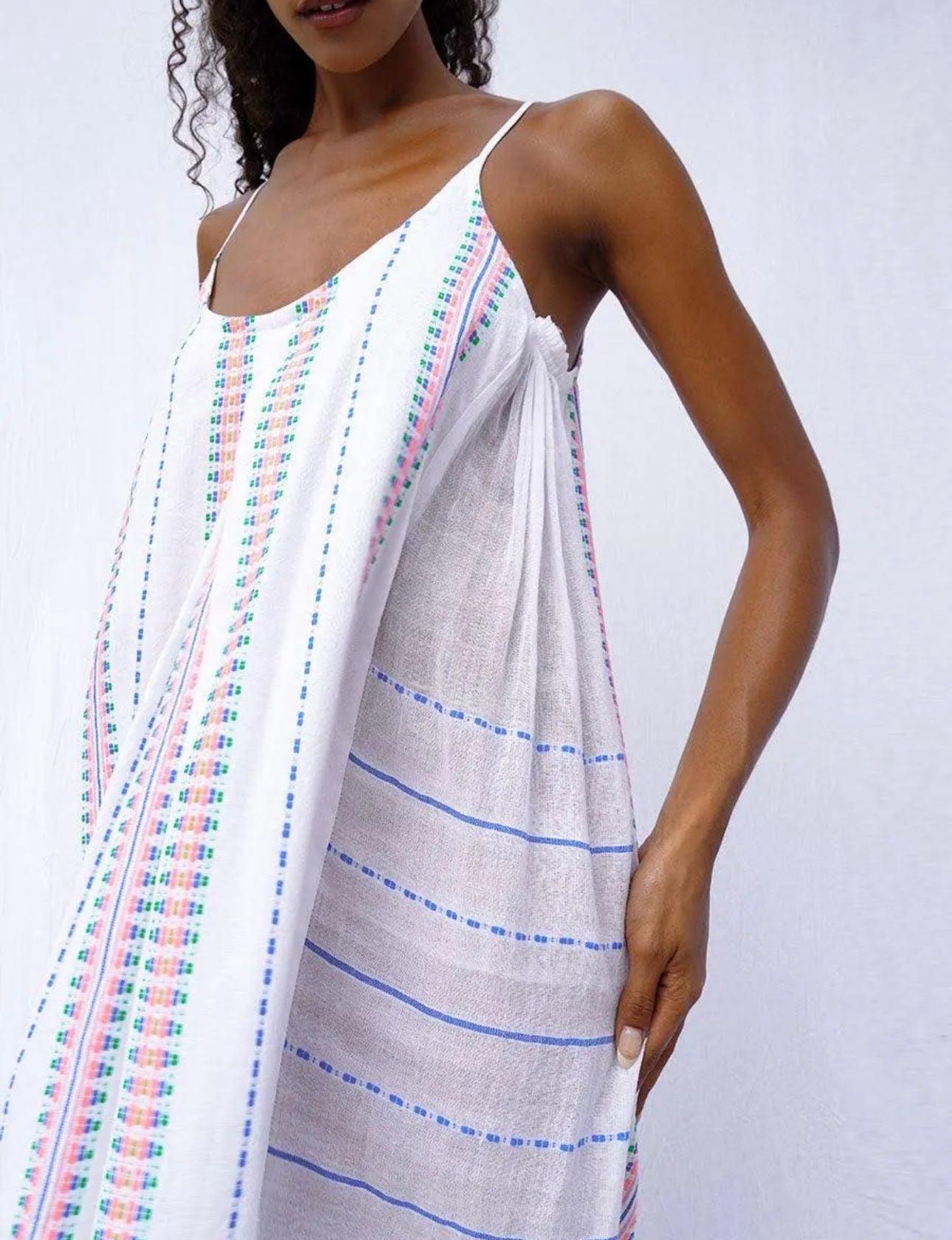 LEMLEM 
Doti Long Slip Dress | Pale pink