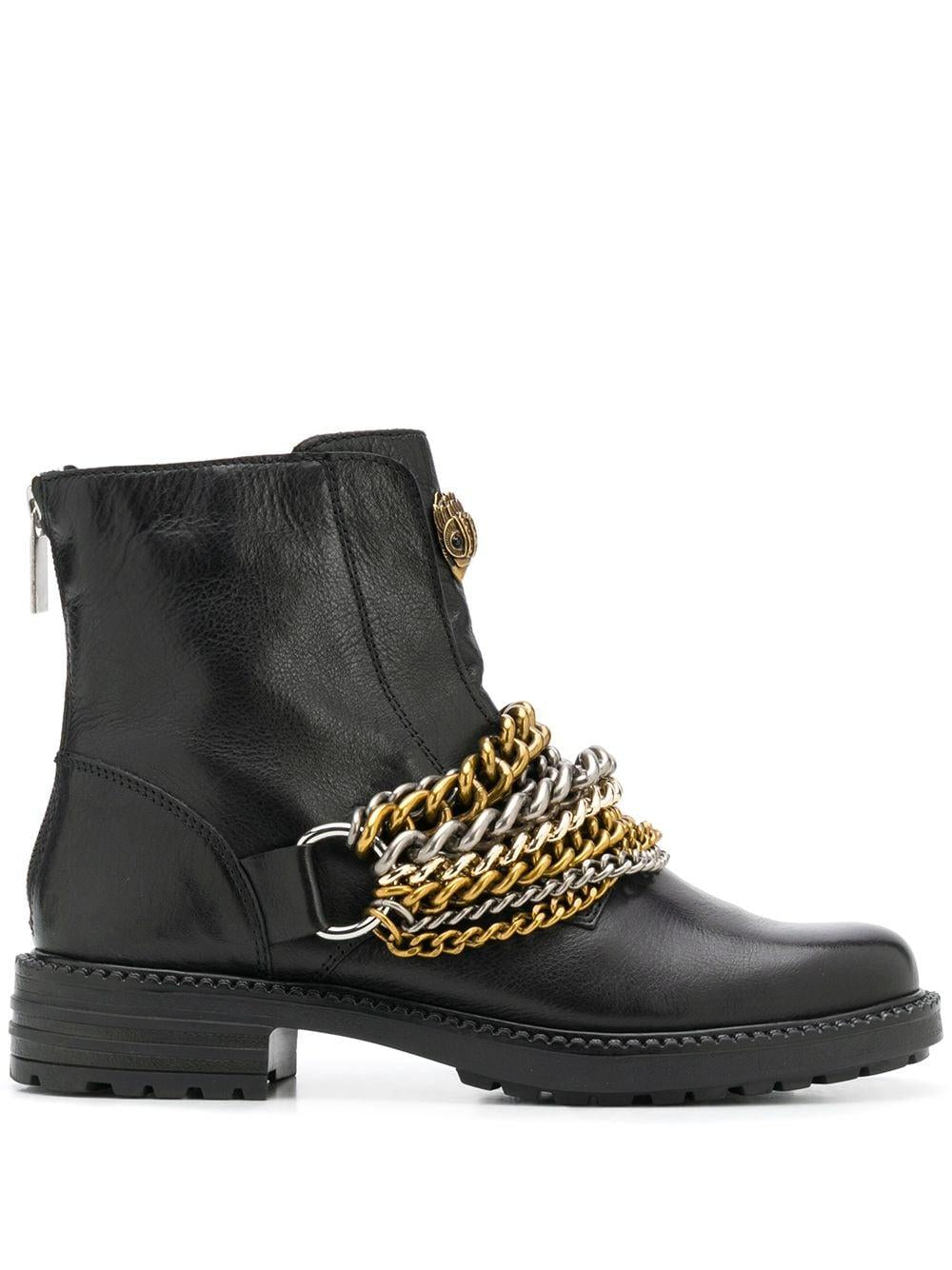 KURT GEIGER STEFAN chain link boots