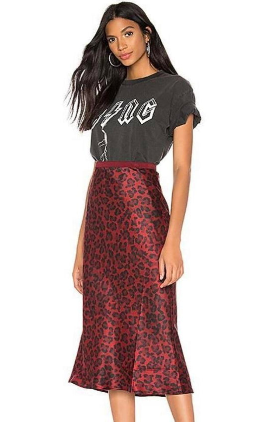 ANINE BING leopard skirt