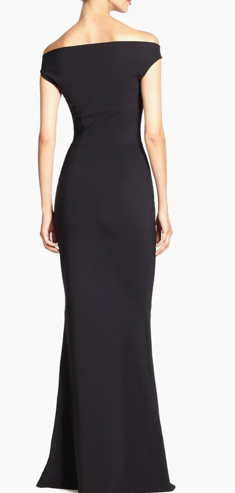 CHIARA BONI Melanie black maxi gown