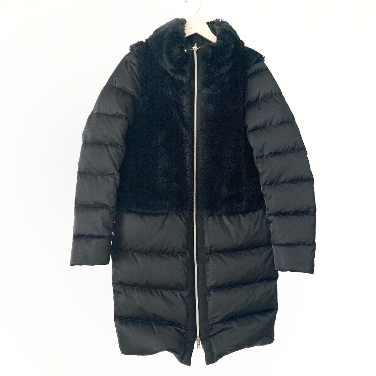 HENRO black puffer coat