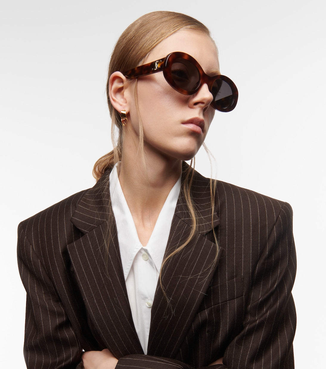 Celine Eyewear Triomphe 01 oval sunglasses