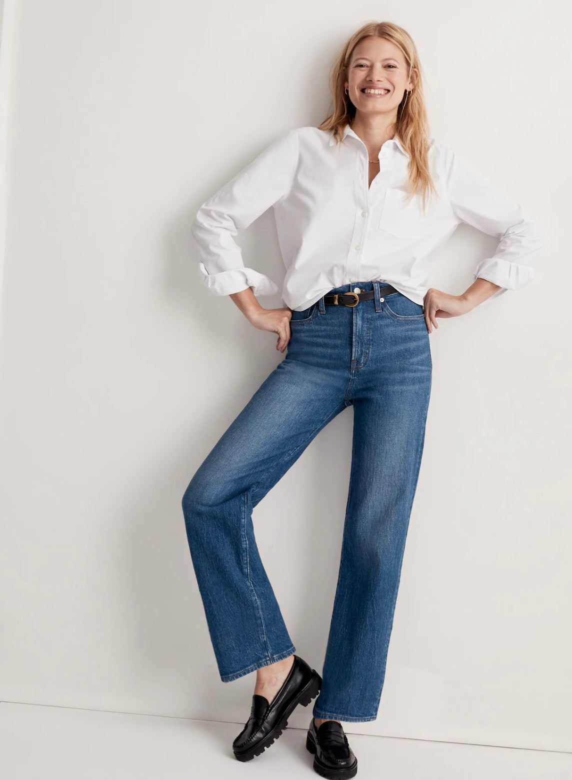 MADEWELL - The Perfect Vintage Wide-Leg Jean