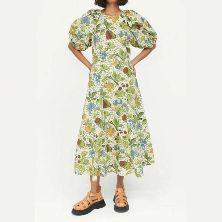 Rhode Fruit Pattern Dress