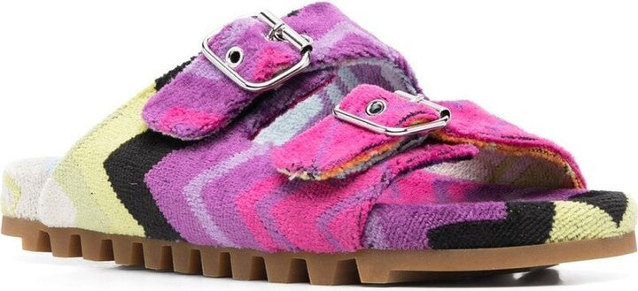 MISSONI chevron zig zag sandal/slipper
