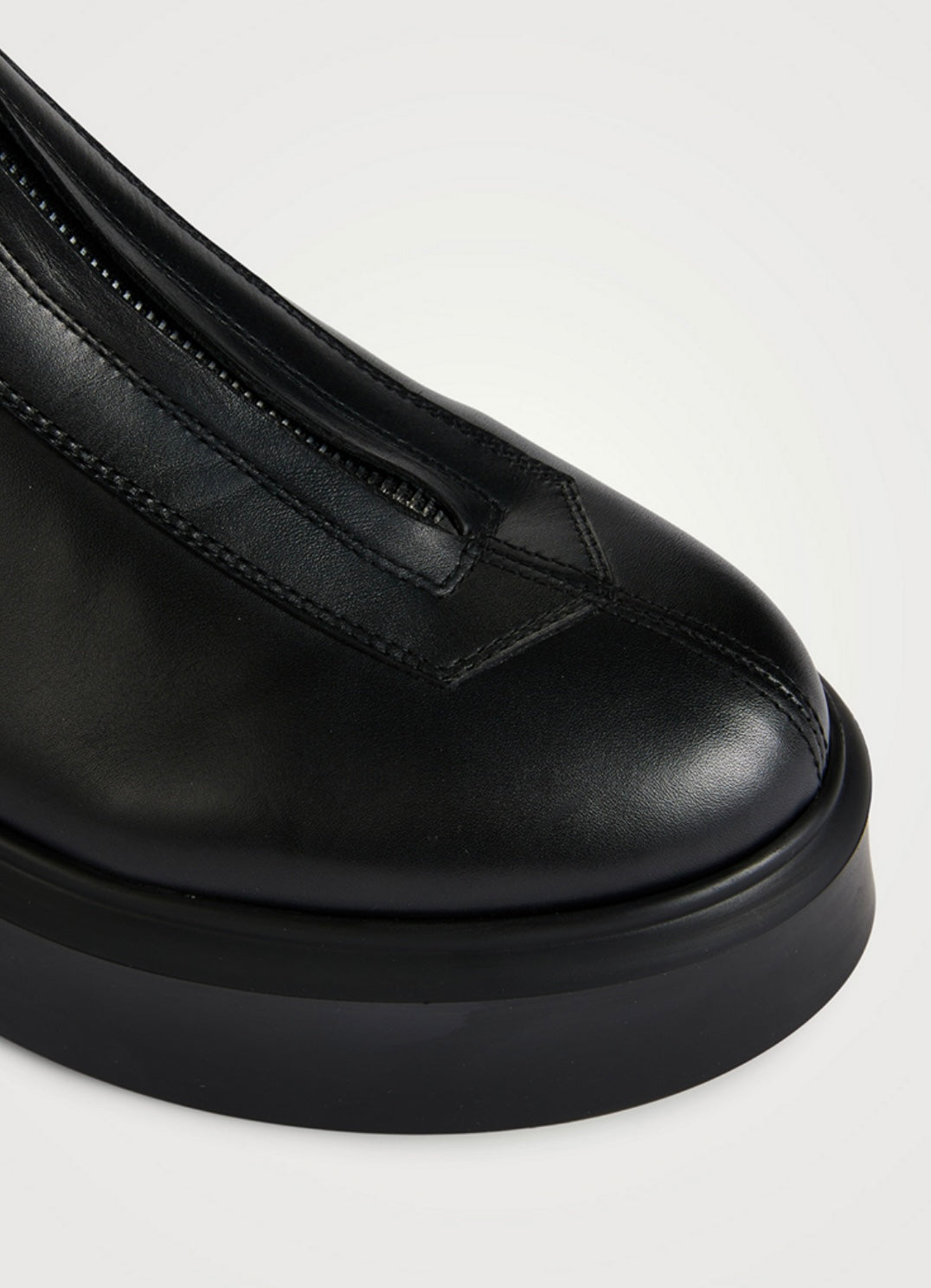 The Row - Black Zippered Boots