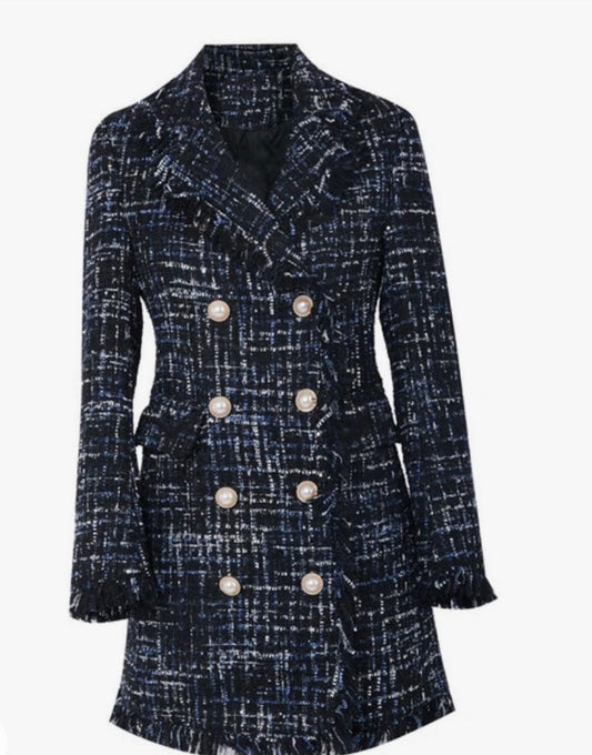 Zara Tweed Blazer Jacket