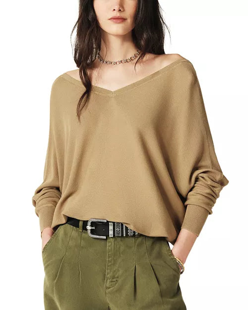 BA&SH sweater with button detail on back
