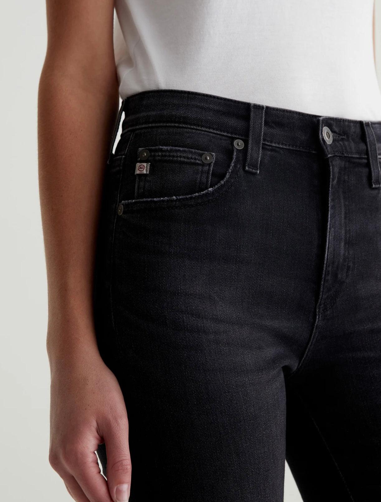 AG Jeans Farrah Boot Crop AG-ed™ Mid-Rise Fit Denim