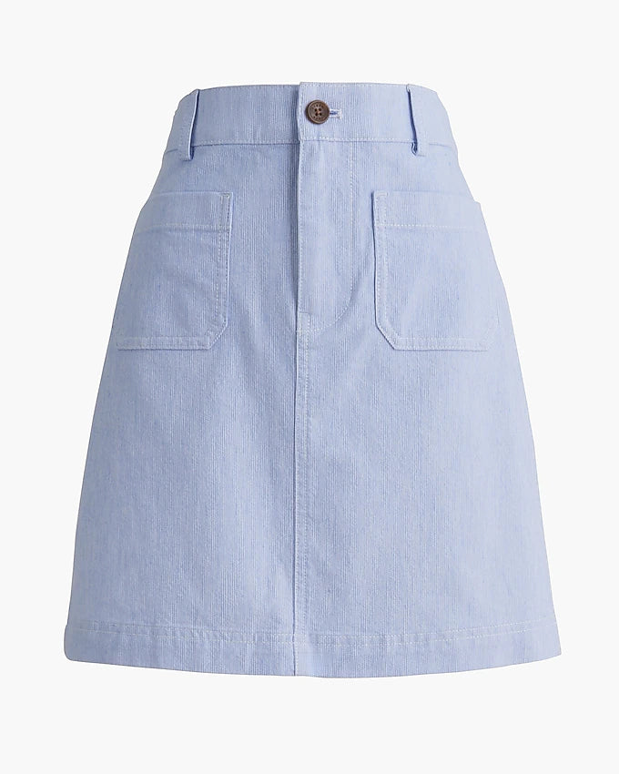 J CREW light blue cotton skirt