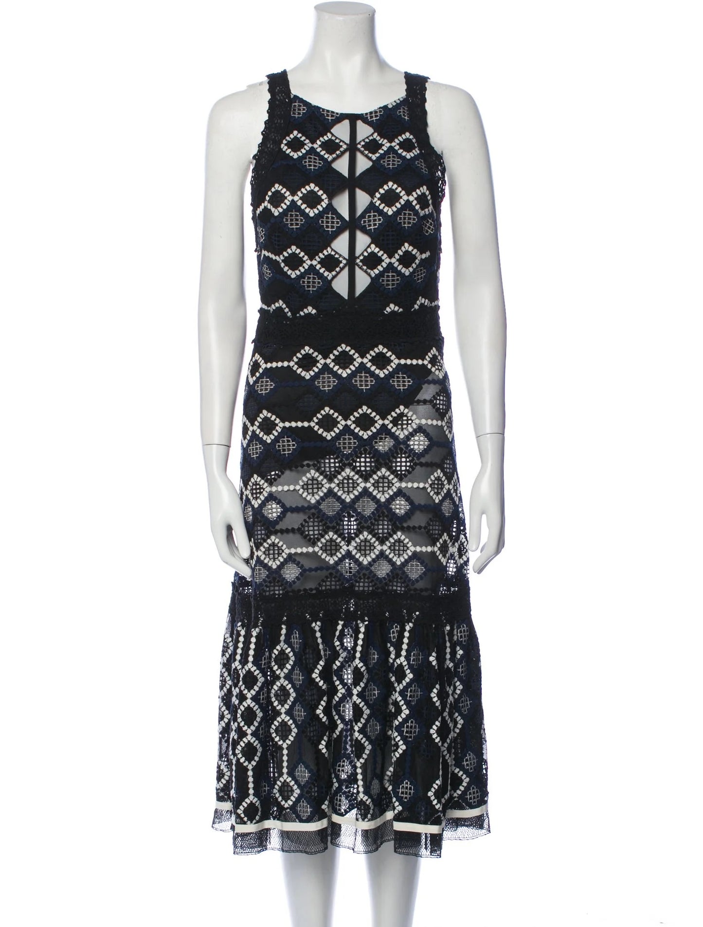 JONATHAN SIMKHAI long lace dress