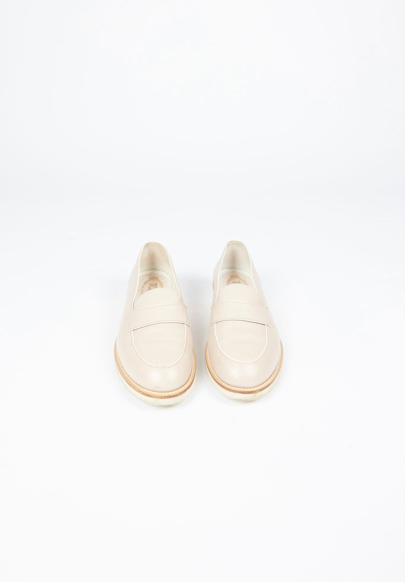 TOD’S - Pale Pink Penny Loafers