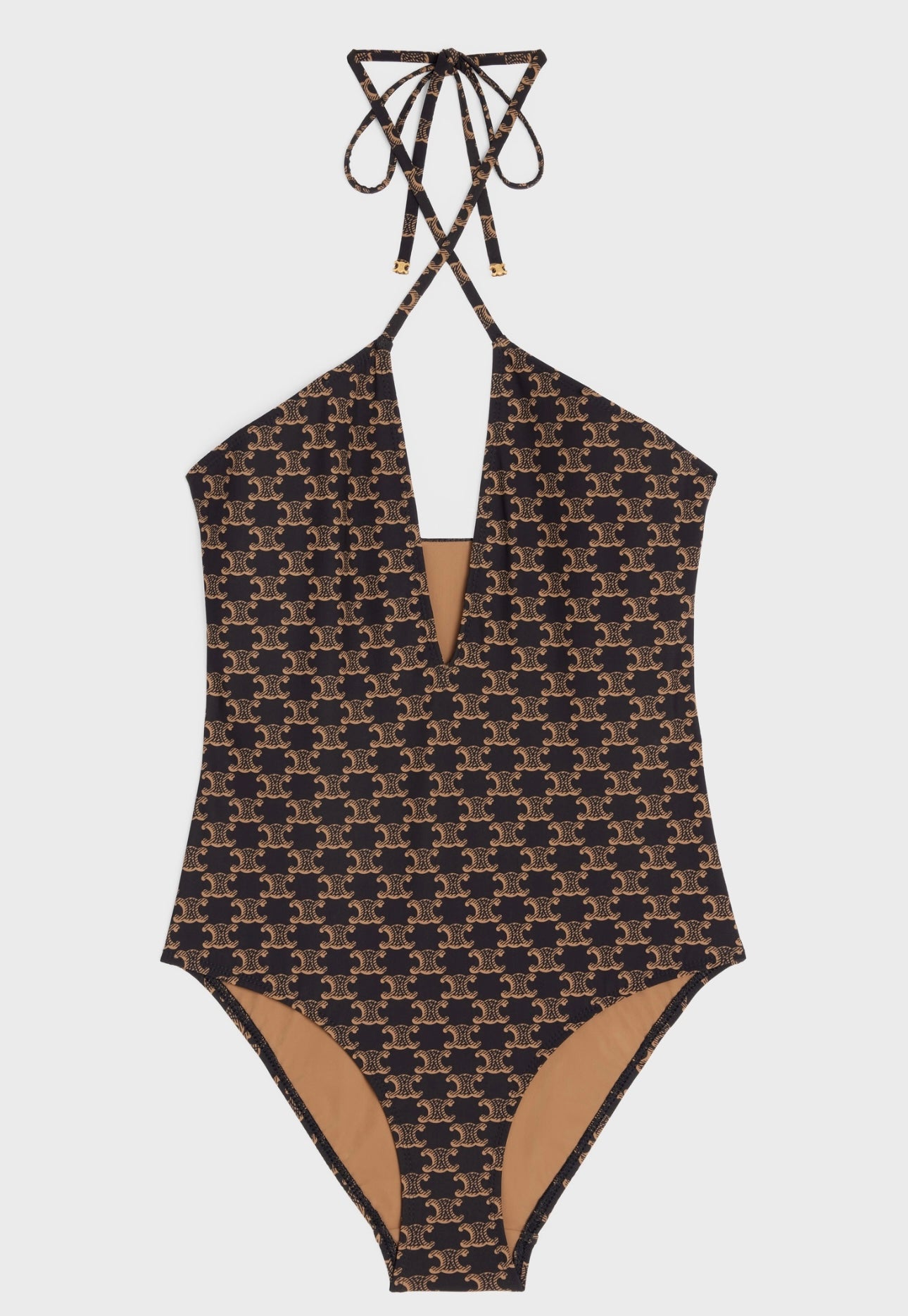 CELINE - SWIMSUIT IN MONOGRAM JERSEY
TOFFEE / BROWN