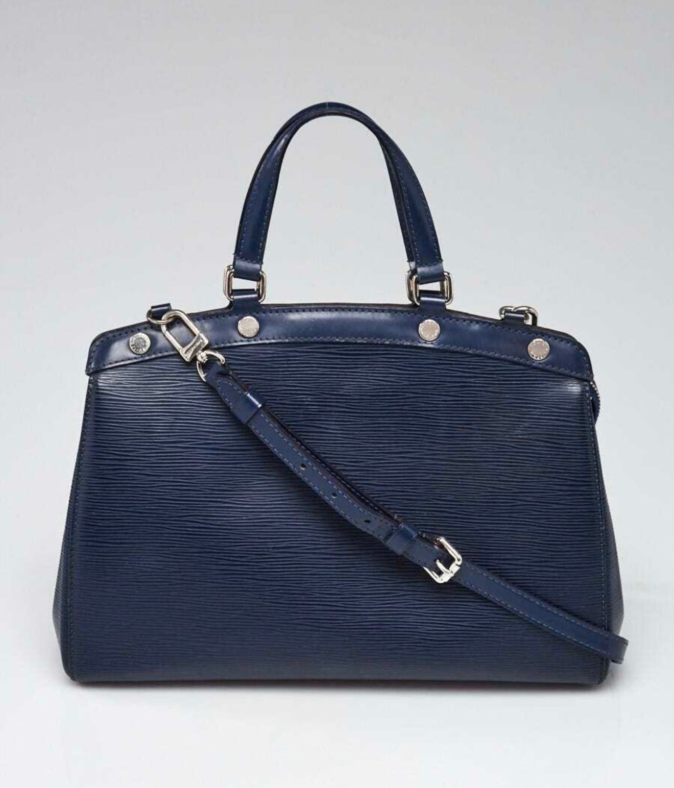 Louis Vuitton Indigo Epi Leather Brea MM Bag