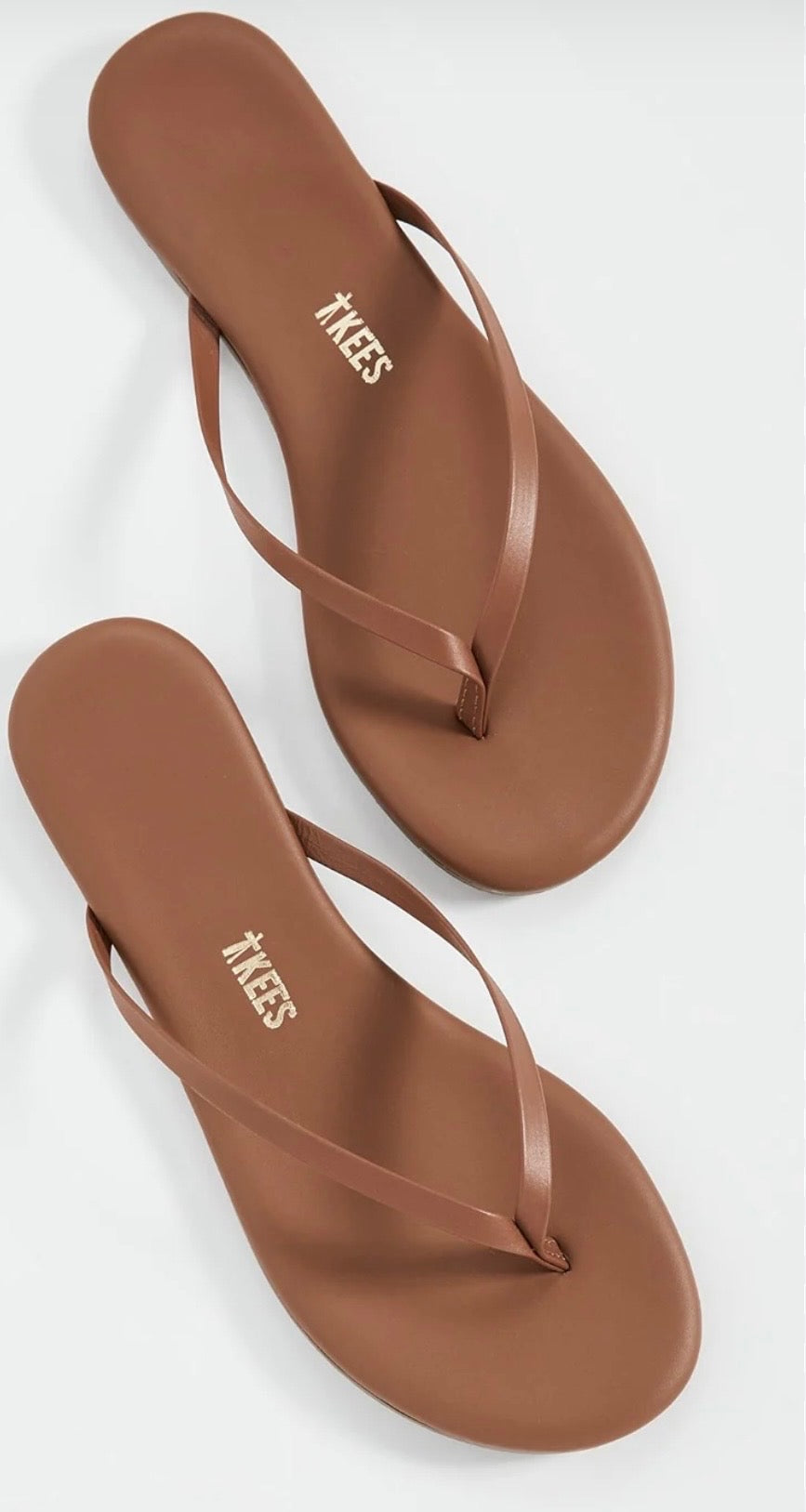 TKEES Brown Flip Flops
