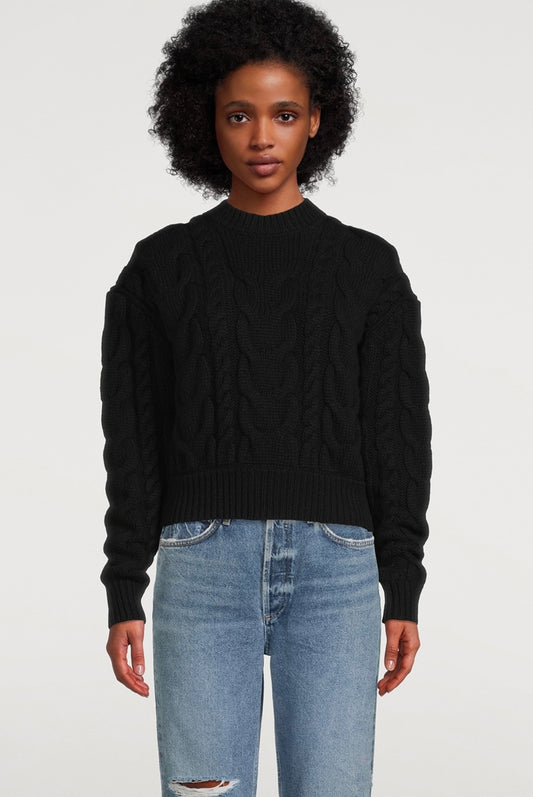 FRAME
Wool Cable-Knit Sweater