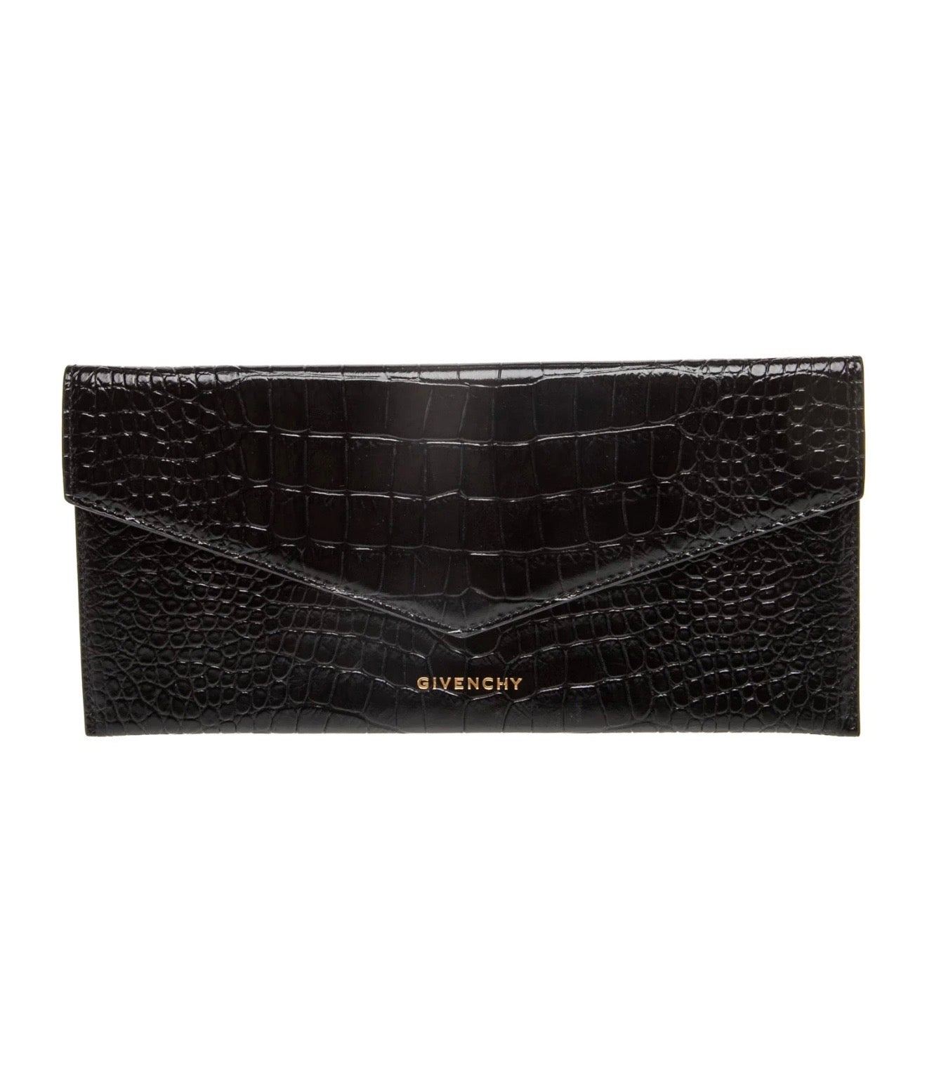GIVENCHY embossed leather clutch