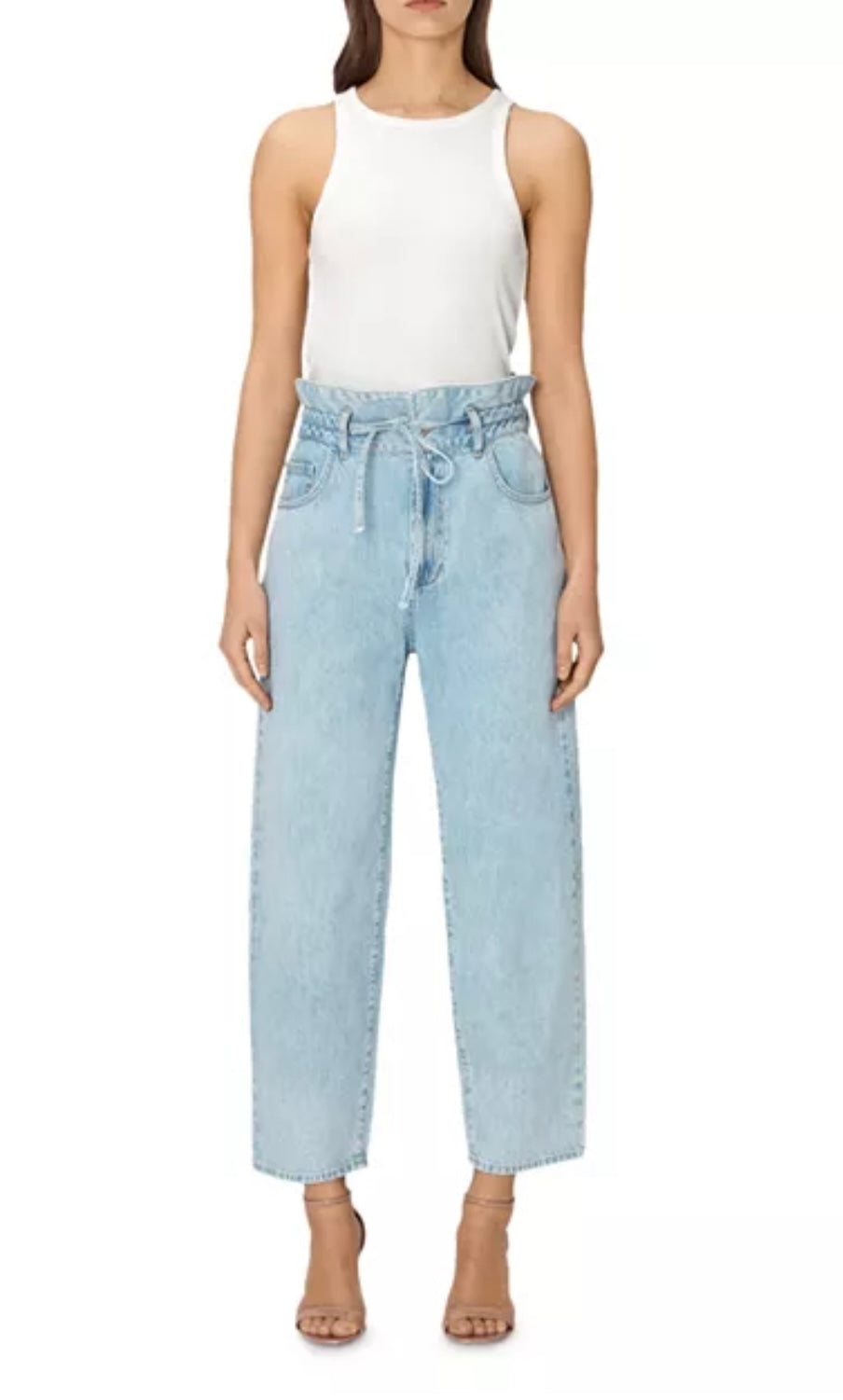 7 For All Mankind
Paperbag Waist Balloon Jeans in Tuberose