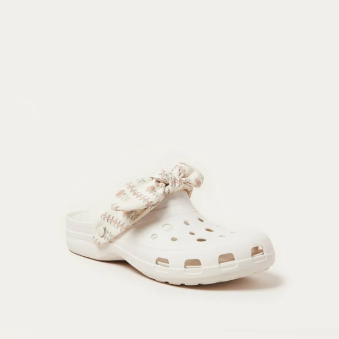 LOEFFLER RANDALL Ezra bow trimmed rubber clog