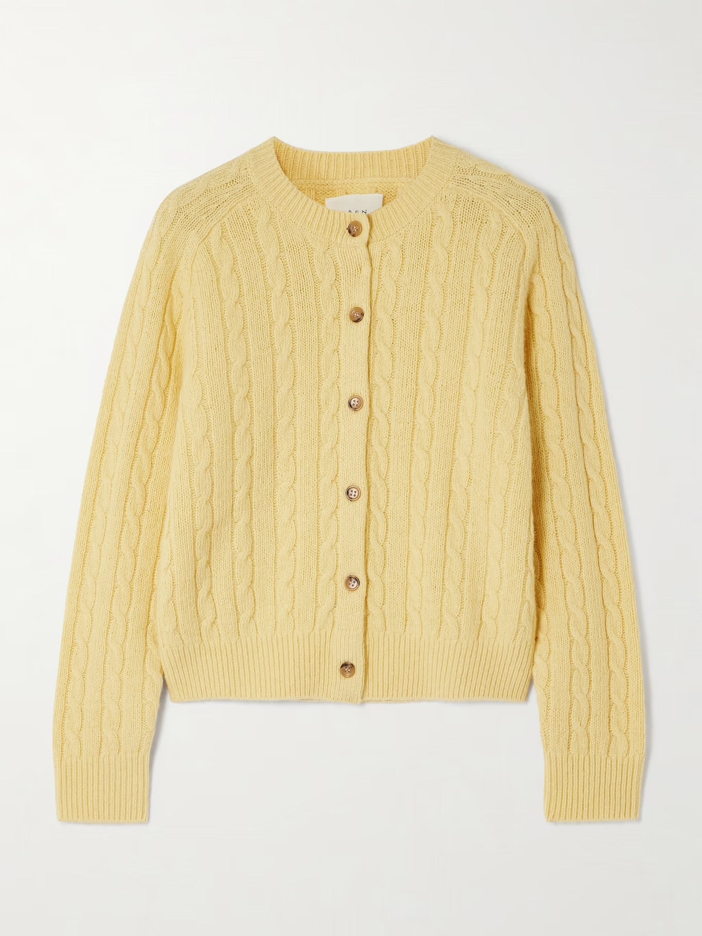 DOEN light yellow knit cardigan