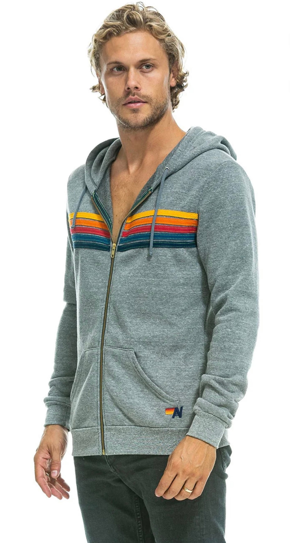 AVIATOR NATION

5 STRIPE HOODIE & SWEATPANTS SET- HEATHER GREY