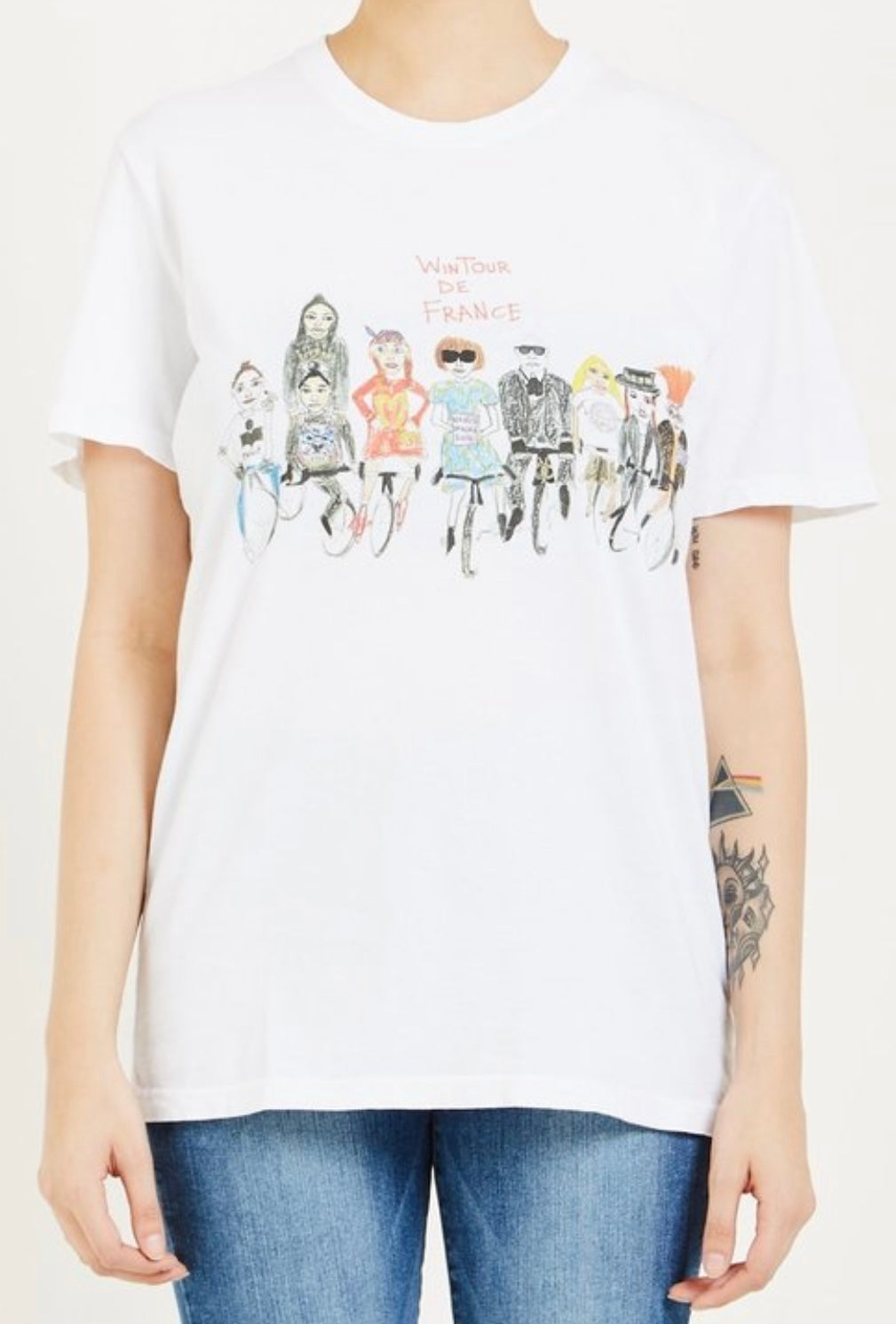 UNFORTUNATE PORTRAIT, WINTOUR DE FRANCE WOMEN'S T-SHIRT