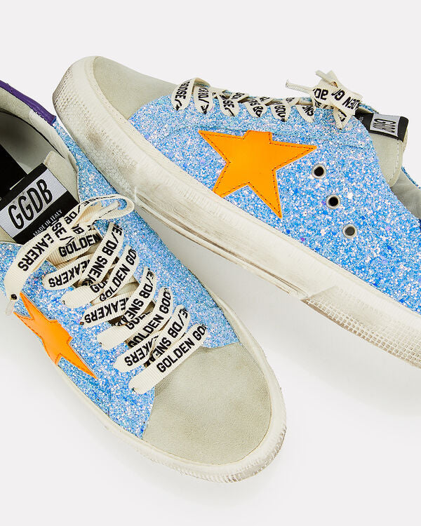 GOLDEN GOOSE sequin may sneakers
