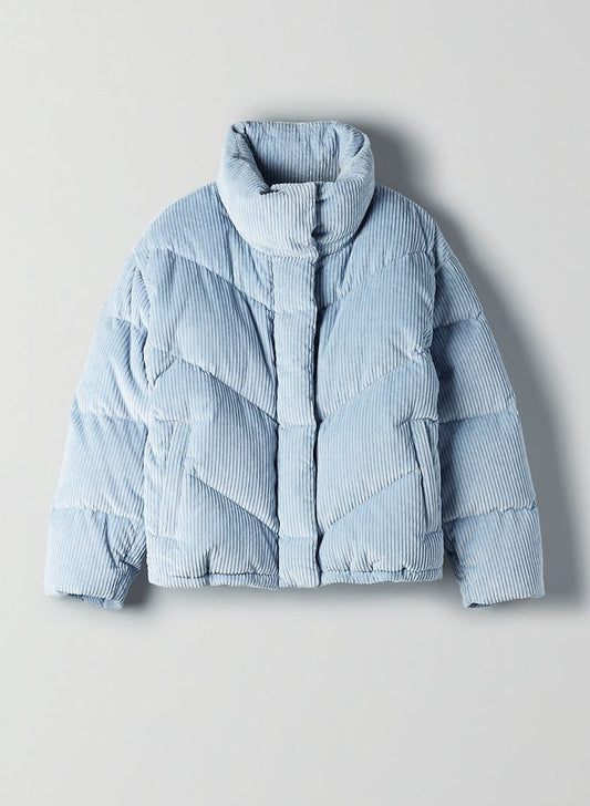 WILFRED cloud puff in blue corduroy