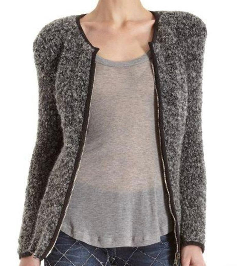 Isabel Marant Etoile Octavia Boucle Zip Jacket