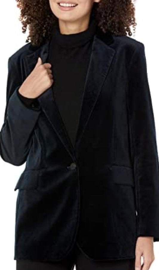 Theory - Black Velvet Blazer