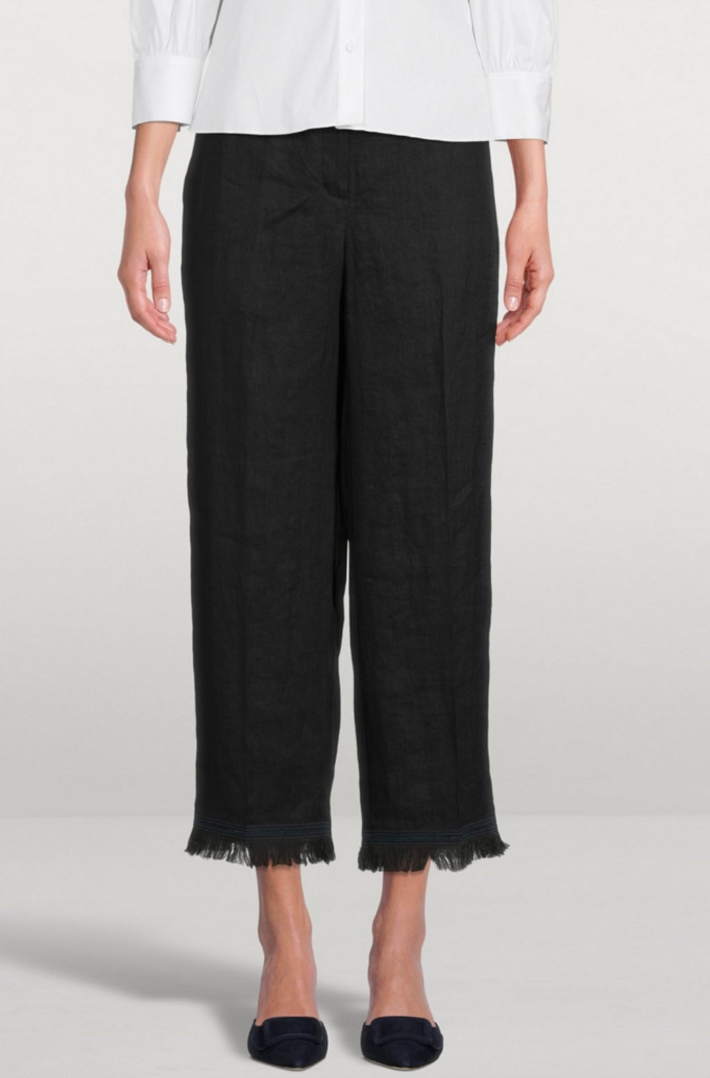 Theory - Fringe Linen Pants