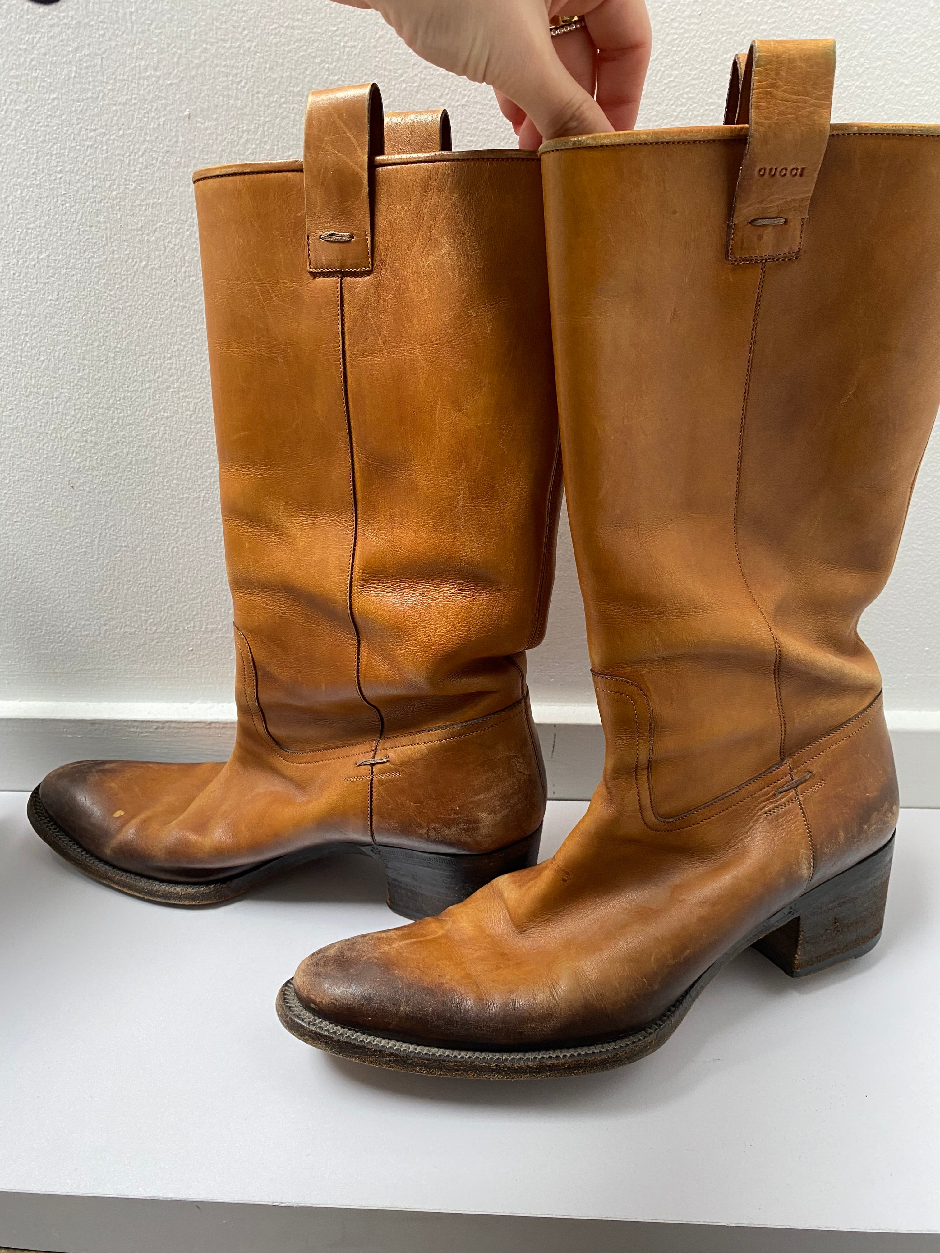 Gucci Vintage Cowboy Boots