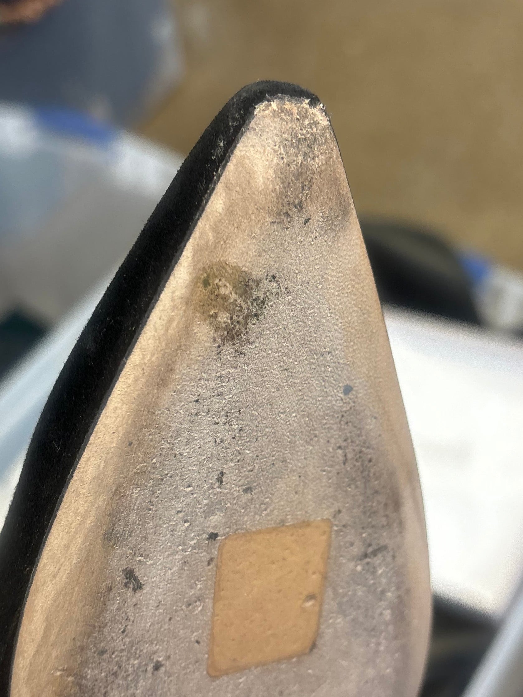 JIMMY CHOO black suede pumps