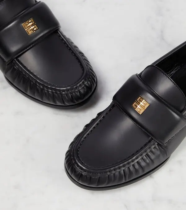 Givenchy 4G Black Loafers