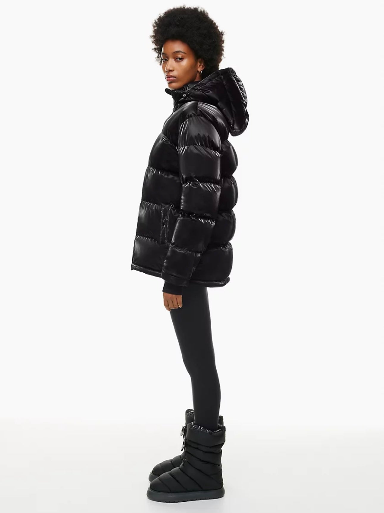 The Super Puff- 
Liquid Shine goose down puffer jacket