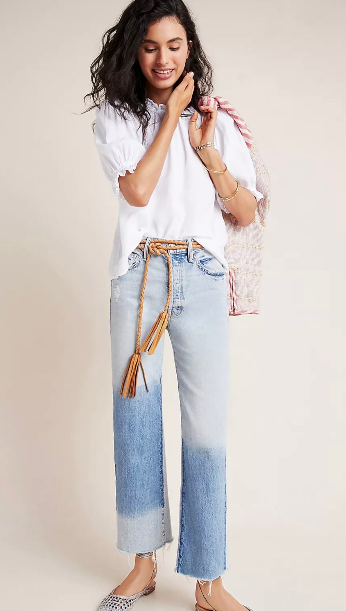 MOTHER The Rambler Ultra High-Rise Wide-Leg Jeans