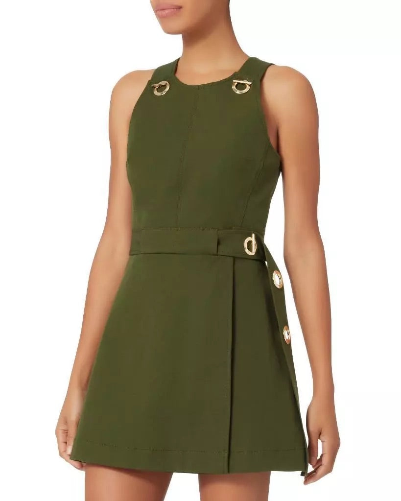 DEREK LAM 10 CROSBY green dress with GHW