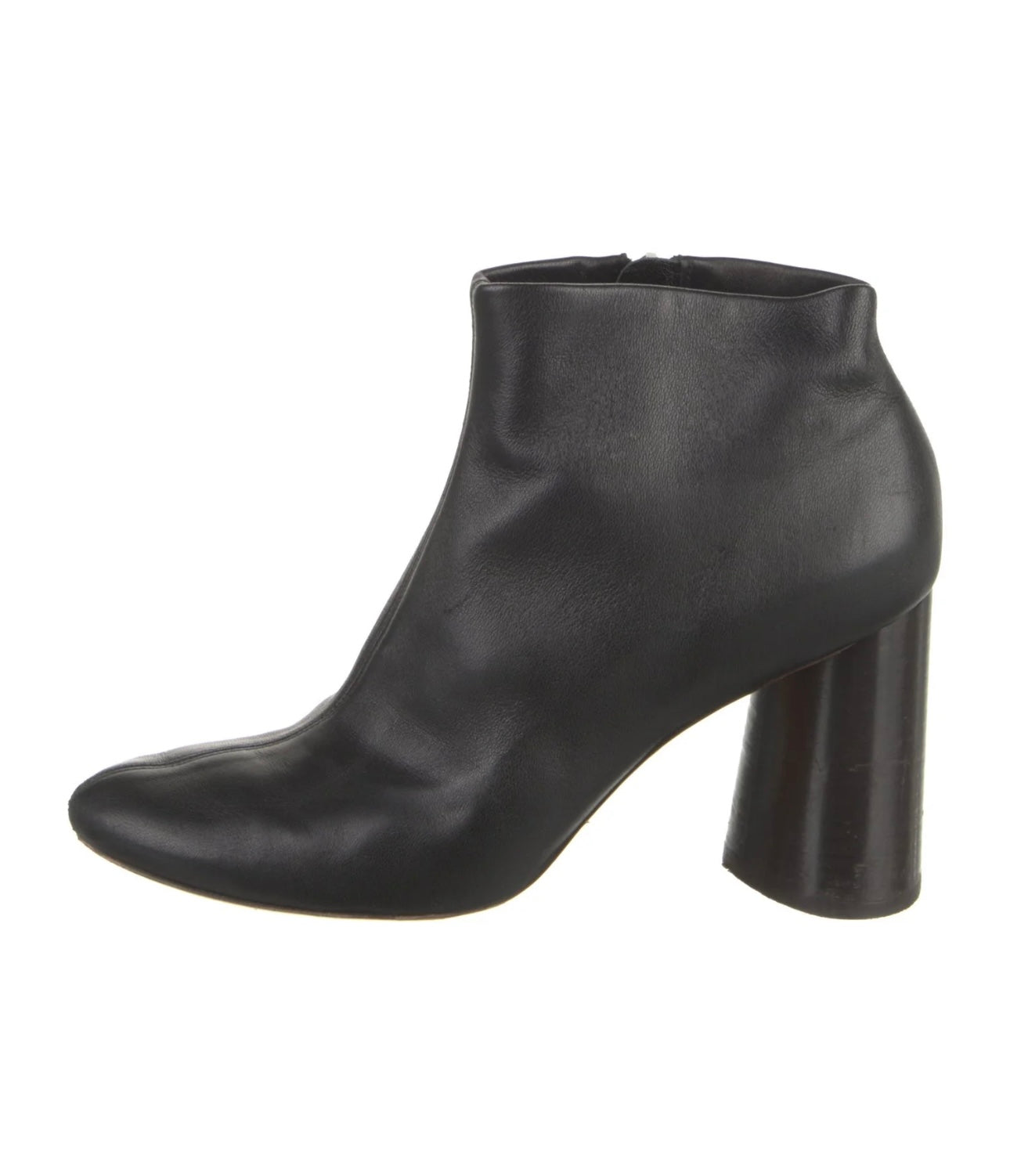 Celine - Black Leather Ankle Boots