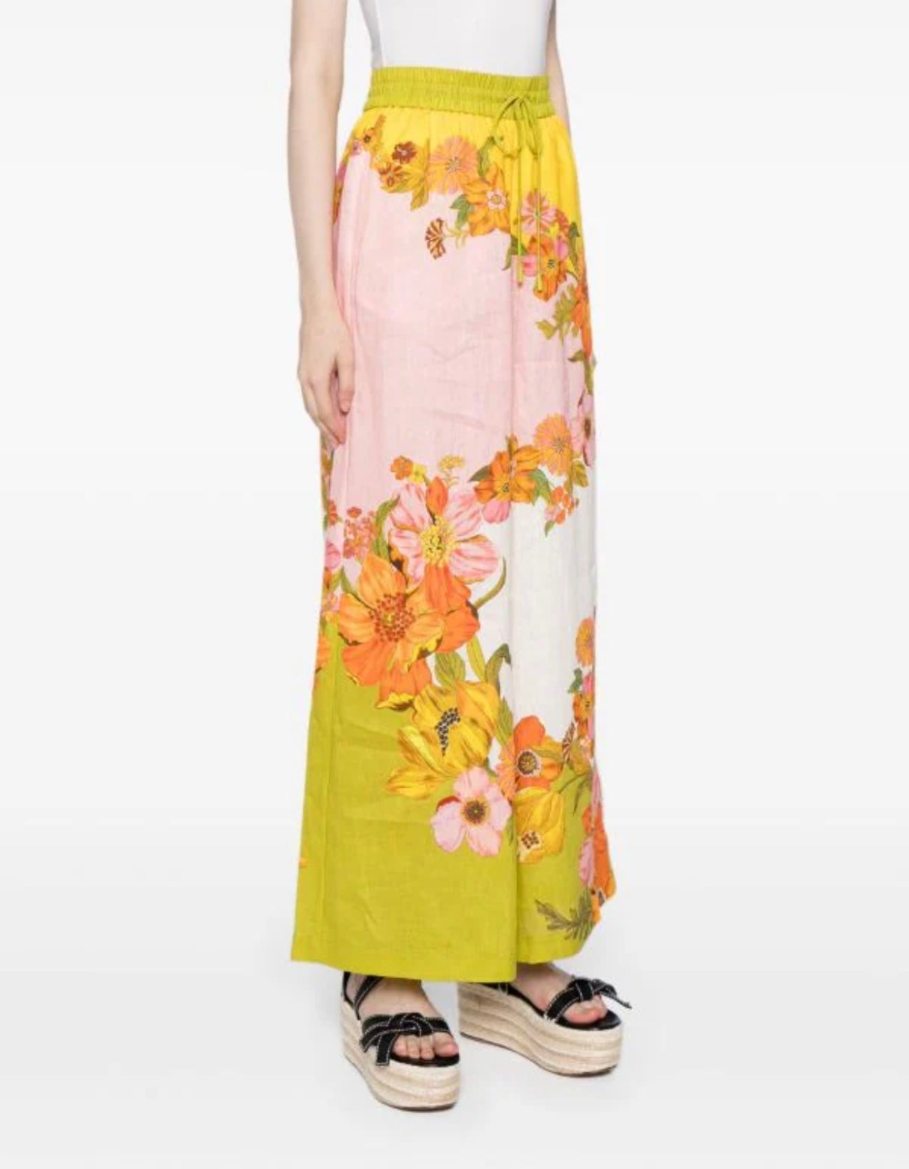 ALEMAIS
Silas floral-print linen trousers