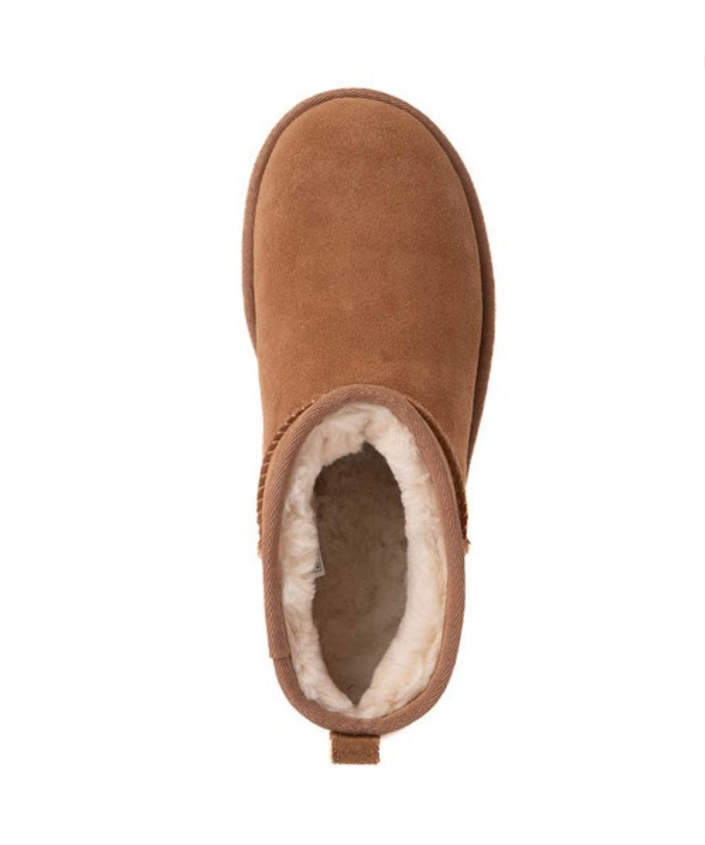 Womens UGG Classic Ultra Mini Platform Boot - Chestnut