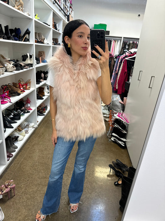 PINK FUR VEST